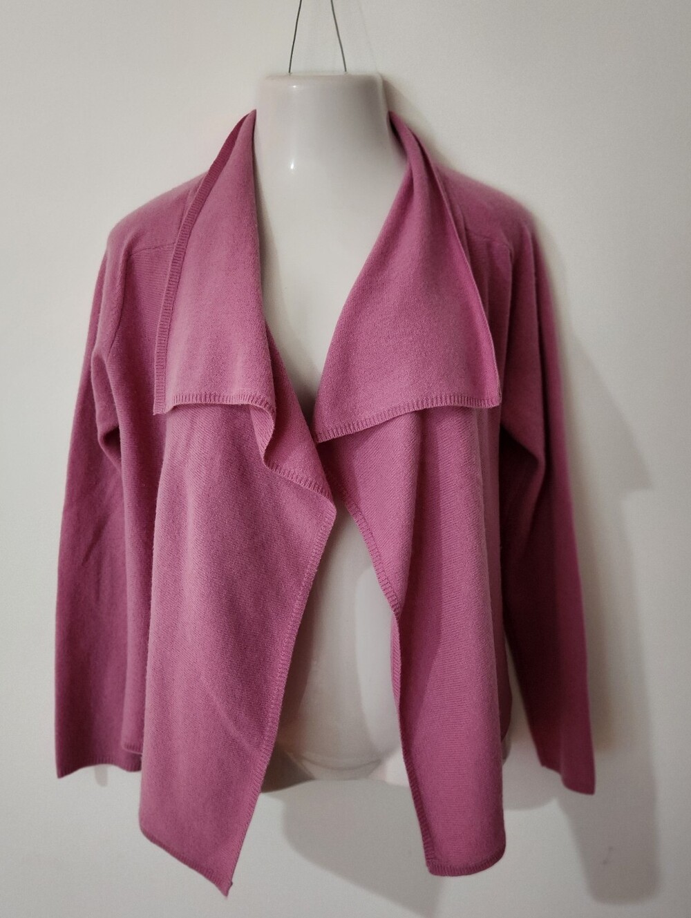 Cynthia Rowley Pink Cashmere Cardigan Sweater M